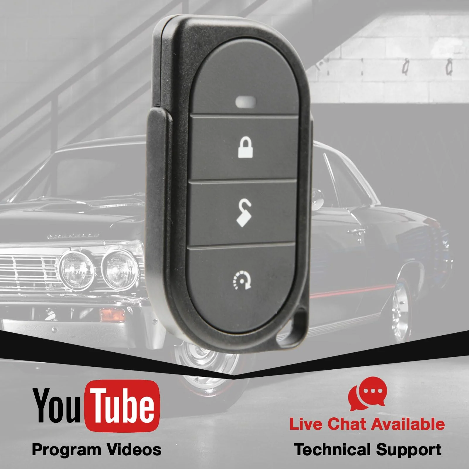 2X USARemote Keyless Entry Remote Car Key Fob 4-Button Replacement for Viper Alarm Security System (7146V, 4105V, 5305V, 3305V, 5105V, 3102V, 3305V, 3105V) Two - Image 3