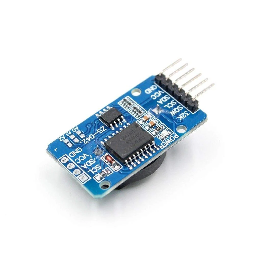 2xpcs DS3231 AT24C32 IIC Module Precision Clock for Arduino | 2xpcs I2C Module Tiny DS3231 AT24C32 Precision Real Time Clock Module for Arduino - Image 6