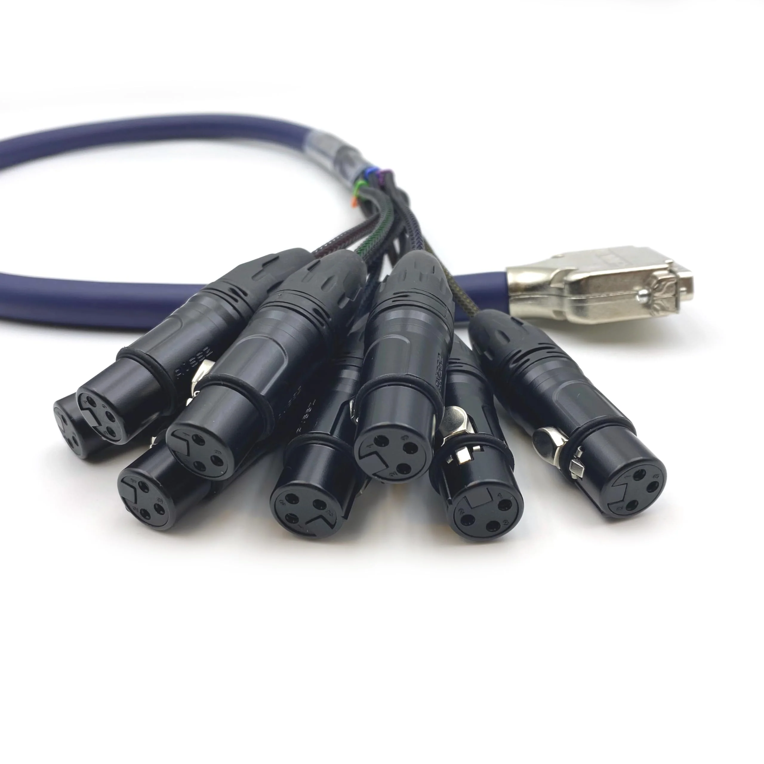 3.28ft DB25 to XLR Female Snake Cable, DB25 Male to 8 Channel XLR 3Pin Female Balanced Snake Cable D-Sub SnakeCable Patch Bay Interface Modular Wire 1 Meter 3.28FT - Image 8