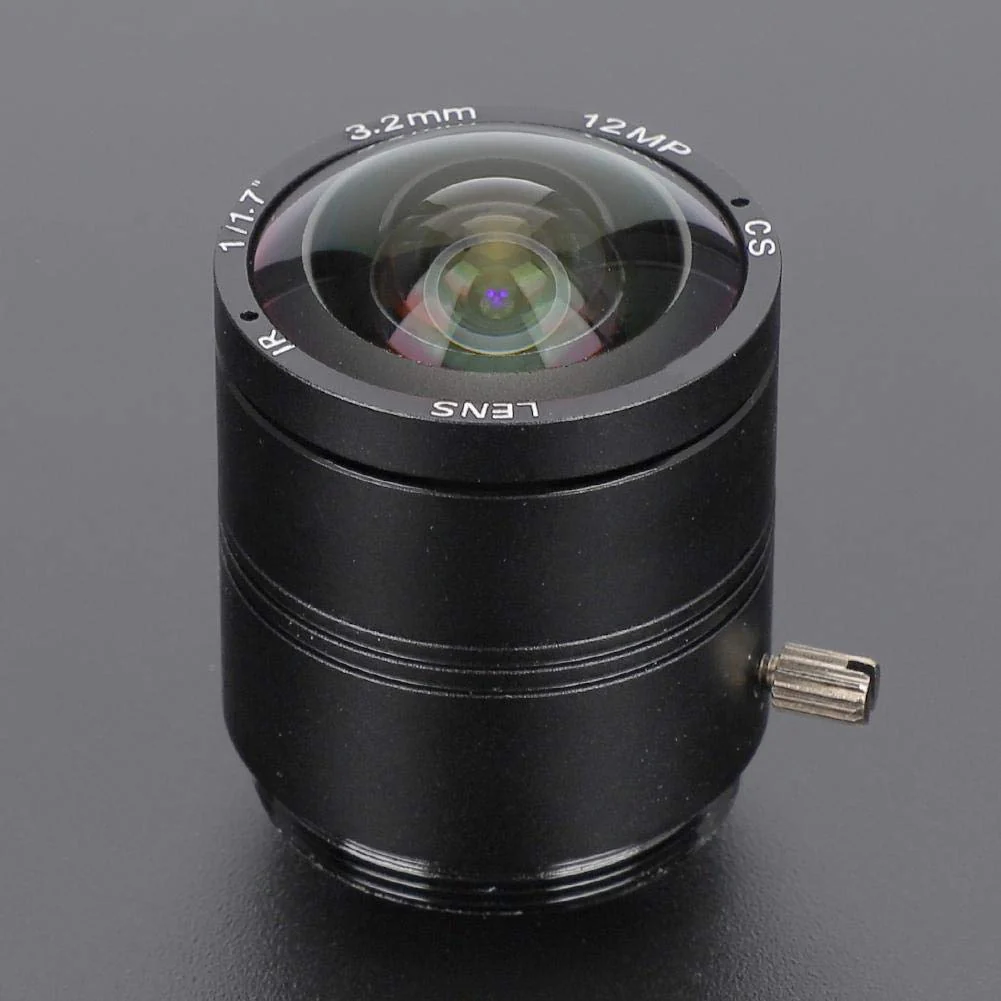 3.2mm 12MP F1.2 HD CCTV Lens, 3.2mm 12MP F1.2 Professional CS Mount Security Surveillance Camera Fixed Length Lens for CCTV Camera Lens - Image 4
