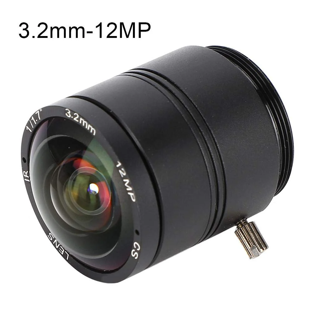 3.2mm 12MP F1.2 HD CCTV Lens, 3.2mm 12MP F1.2 Professional CS Mount Security Surveillance Camera Fixed Length Lens for CCTV Camera Lens - Image 7