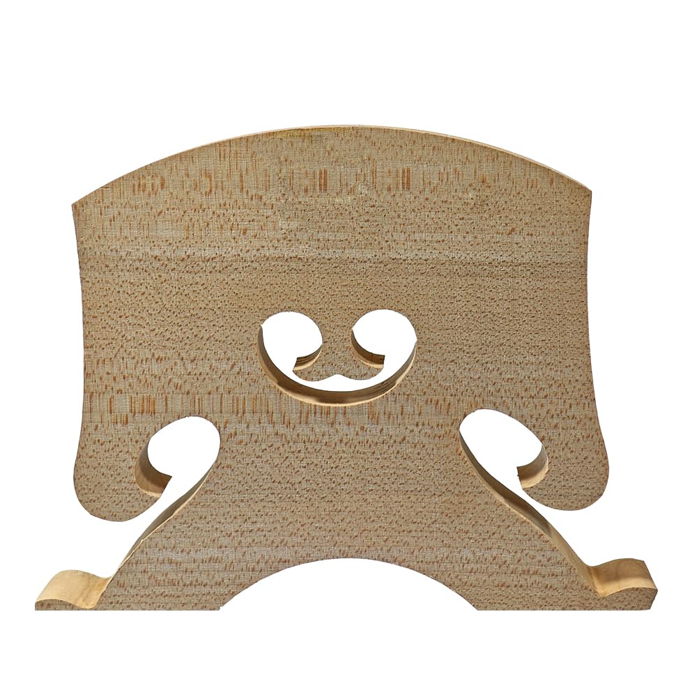 3/4 Upright Double Bass Bridge Bass Double Bass Accessory Upright Bass Parts (Maple 2PCS) Maple 2PCS - Image 4