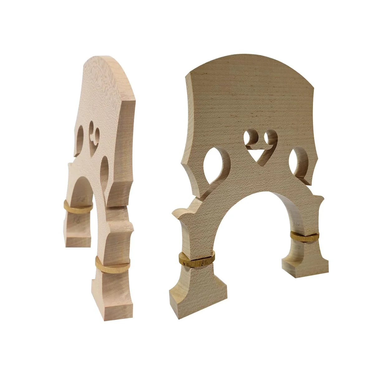 3/4 Upright Double Bass Bridge Bass Double Bass Accessory Upright Bass Parts (Maple Adjustable) Maple Adjustable - Image 3