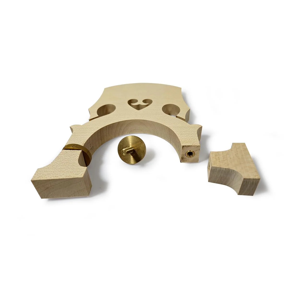 3/4 Upright Double Bass Bridge Bass Double Bass Accessory Upright Bass Parts (Maple Adjustable) Maple Adjustable - Image 5