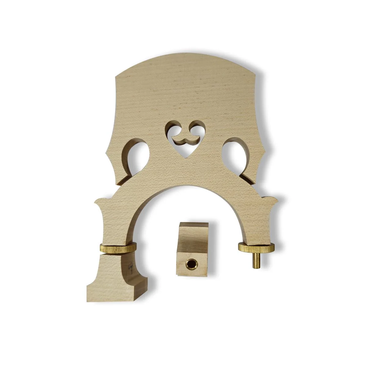 3/4 Upright Double Bass Bridge Bass Double Bass Accessory Upright Bass Parts (Maple Adjustable) Maple Adjustable - Image 6