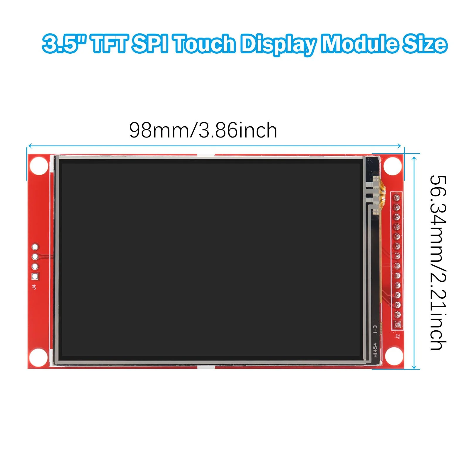 3.5 Inch LCD TFT Touch Display Binghe 3.5 Inch LCD Display Touch Module with Touch Pen 320 x 480 Resolution Driver ILI9488 4-Wire SPI Compatible with Arduino - Image 8