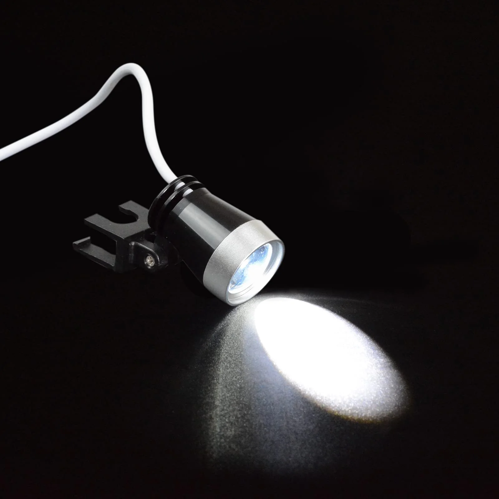 3.5 x 420mm Black Magnifying Glass with 3W LED Headlight for Surgical Lab Applications - Image 7