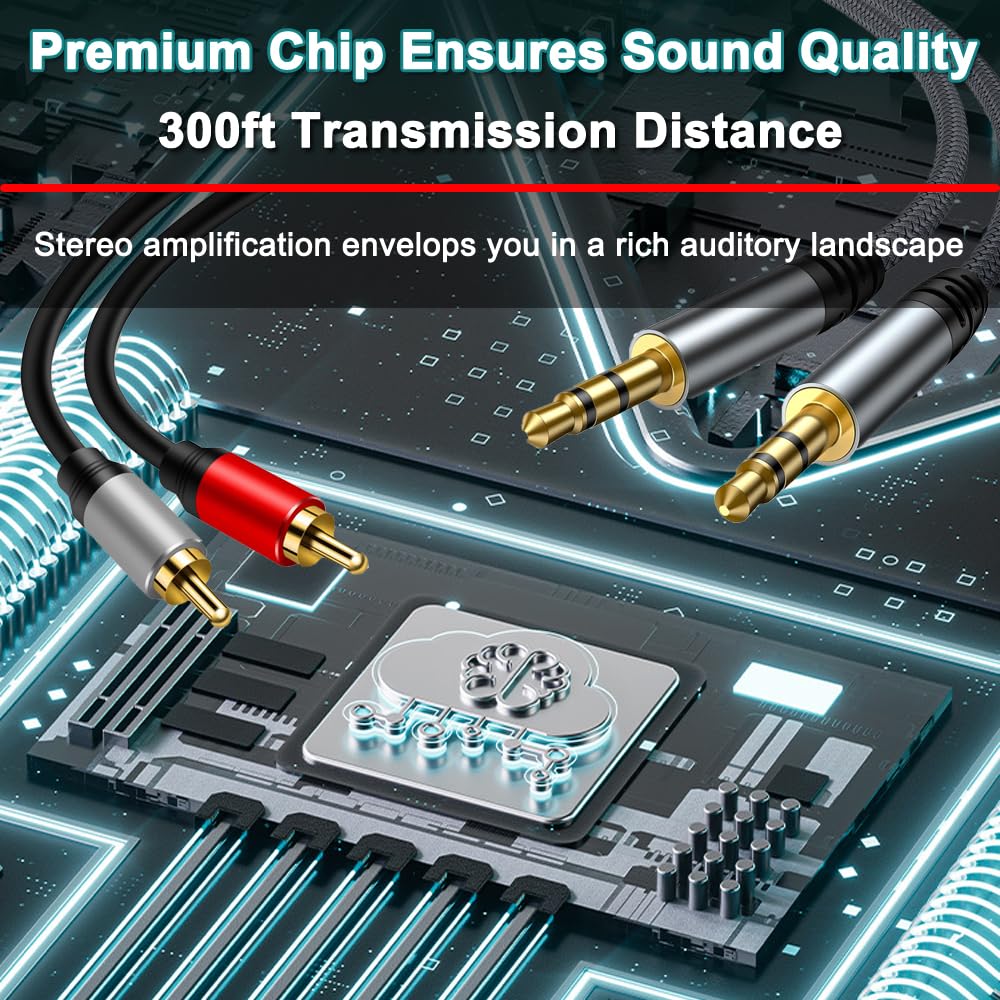 3.5mm Aux + RCA L/R Bi-Directional Stereo Audio Switch 4 in 1 out A/B Analog Audio Switcher Selector - Image 6