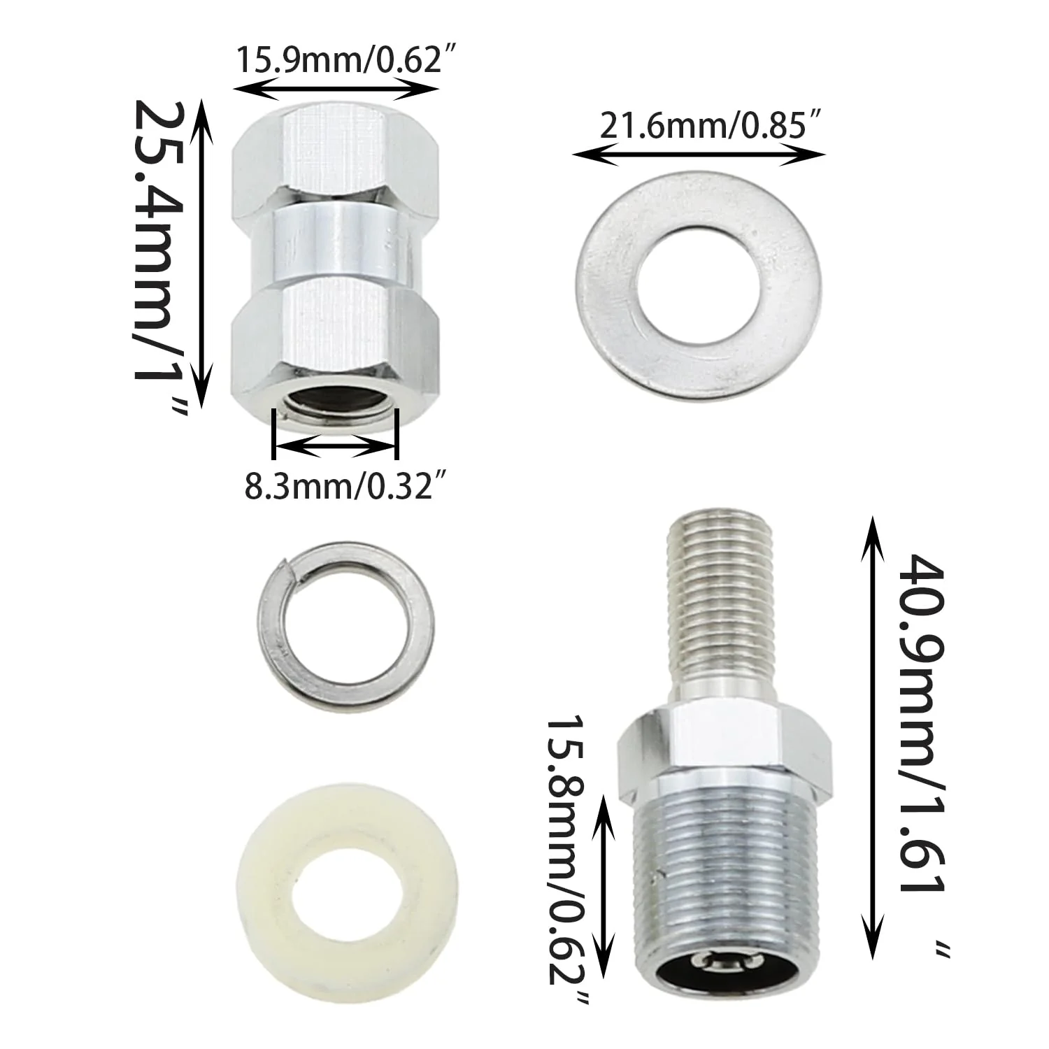 3/8x24 Threads Antenna Stud Mount Adapter S0239 RF Coaxial Connector UHF Antenna Connector Suitable for Tram and Fire Stick Firefly cb Antennas - Image 2