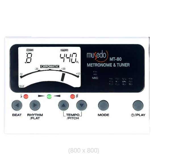 3-in-1 Digital Metronome, Tuner & Tone Generator for Guitar, Bass, Violin & Ukulele. 0.1Hz Precision, 5 Modes, Rechargeable, 30-280 BPM Beat Range. Professional Musician's Tool. - Image 2