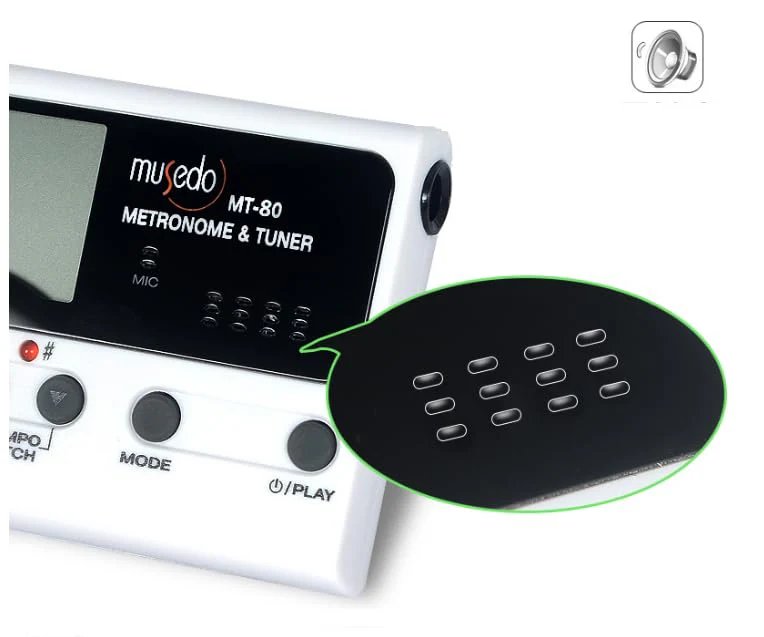 3-in-1 Digital Metronome, Tuner & Tone Generator for Guitar, Bass, Violin & Ukulele. 0.1Hz Precision, 5 Modes, Rechargeable, 30-280 BPM Beat Range. Professional Musician's Tool. - Image 4