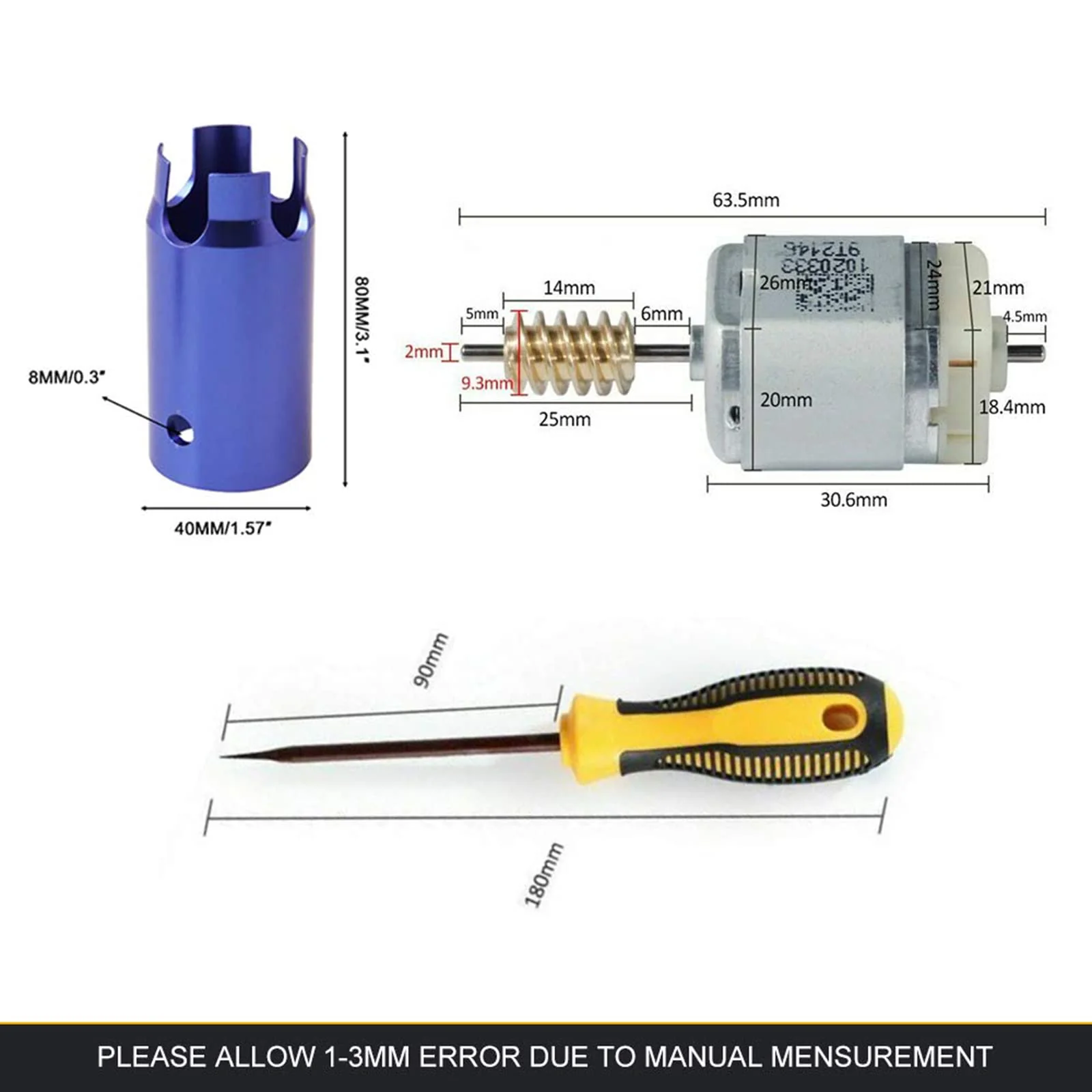 3 in 1 ELV Steering Wheel Lock Electric Motor,Direction Lock Motor Lock Disassembler Pin Disassembler for Mercedes Benz Ignition Lock Dowel Pin Removal Tool Kit - Image 6