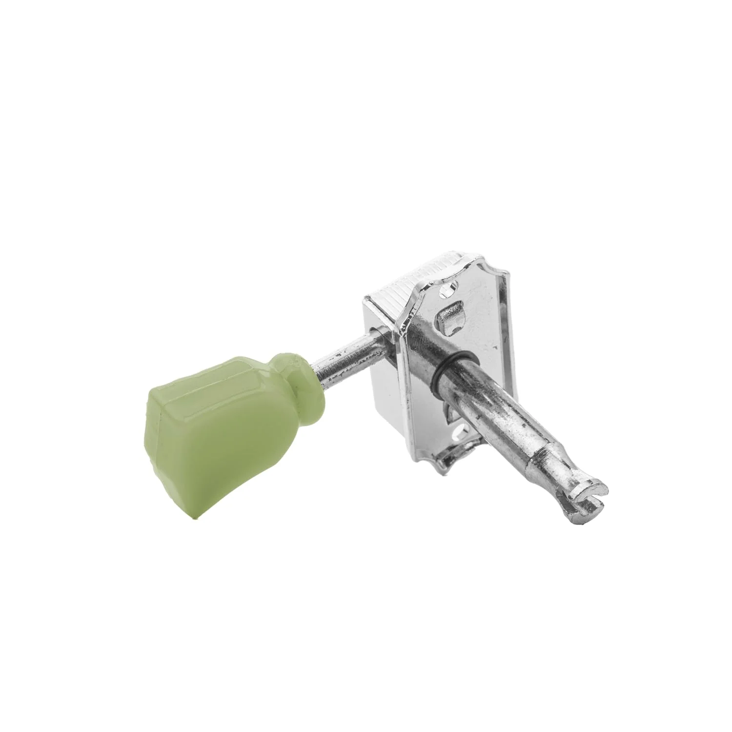3 Left 3 Right Vintage Guitar String Tuning Pegs Tuning Machines Tuning Keys Machines Heads Tuners Compatible with Les Paul LP SG Style Electric Guitar, Chrome with Tulip Button. - Image 4