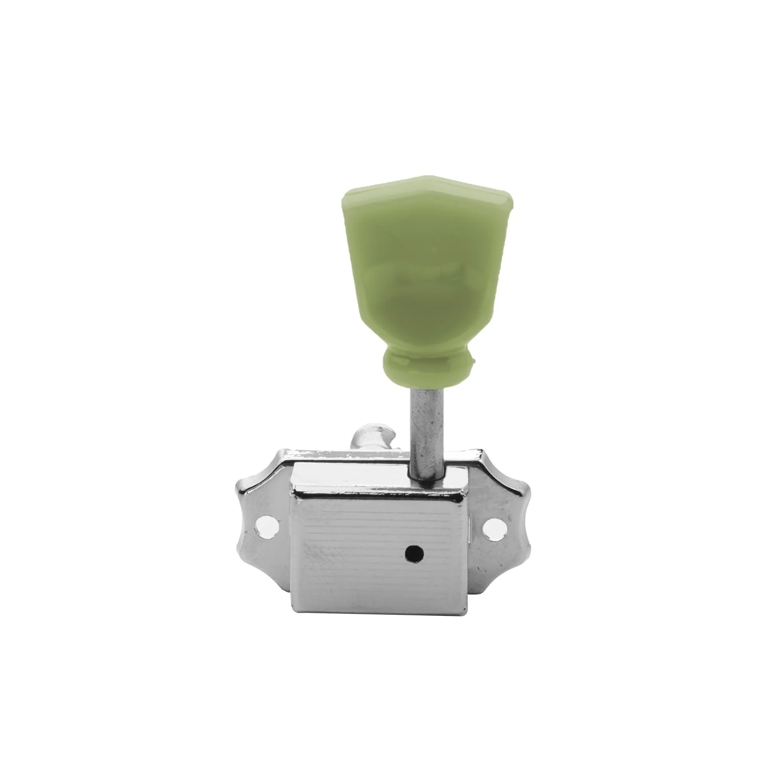 3 Left 3 Right Vintage Guitar String Tuning Pegs Tuning Machines Tuning Keys Machines Heads Tuners Compatible with Les Paul LP SG Style Electric Guitar, Chrome with Tulip Button. - Image 5