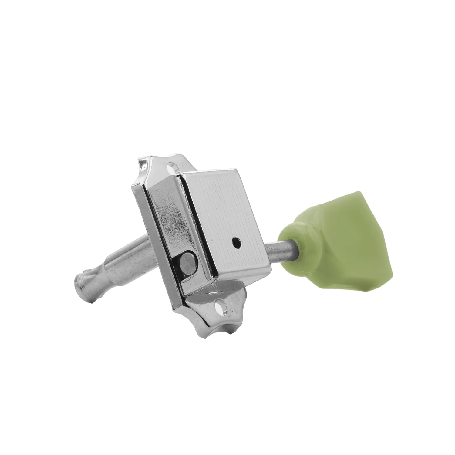 3 Left 3 Right Vintage Guitar String Tuning Pegs Tuning Machines Tuning Keys Machines Heads Tuners Compatible with Les Paul LP SG Style Electric Guitar, Chrome with Tulip Button. - Image 6
