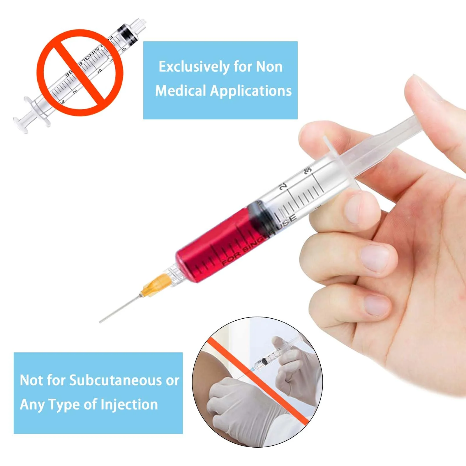 3 ml Plastic Syringe with Needle Pack of 15 Syringes Measuring Liquids Durable Colostrum Syringes Versatile Dosing Syringes Reusable Liquid Syringe Measuring Syringe for Garden & Pet Care - Image 6