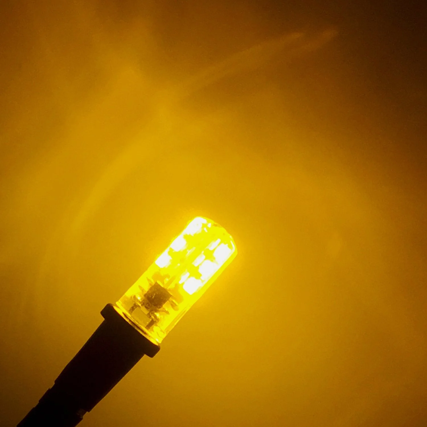 3 Pack Amber Special Effects led 12 Volts dc with Foam Wood mounting Cable Socket dc Barrel Connector for Themed Entertainment Props Theatrical Scenery marquees Costume Lighting - Image 2