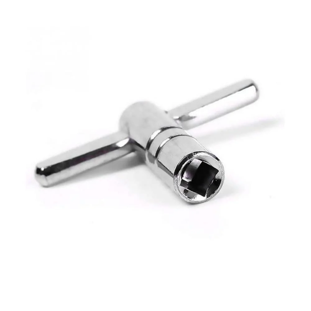 3 Pack Drum Key Tool Set Continuous Speed Motion Drum Adjustment Tuning Keys T Style Z Style Universal Standard 1/4 inch Socket Square Wrench Turner for Percussion Snare Drum Kit Kids Drums - Image 4