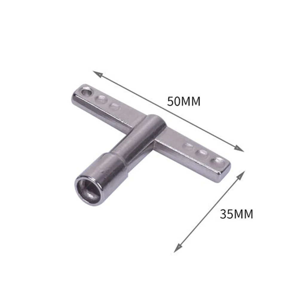 3 Pack Drum Key Tool Set Continuous Speed Motion Drum Adjustment Tuning Keys T Style Z Style Universal Standard 1/4 inch Socket Square Wrench Turner for Percussion Snare Drum Kit Kids Drums - Image 8