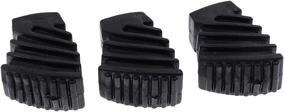 3/Pack Drum kit Rubber Feet Rack Stand Rubber Feet Drum Leg Protectors for Percussion Parts (Large - A) Large - A - Image 3
