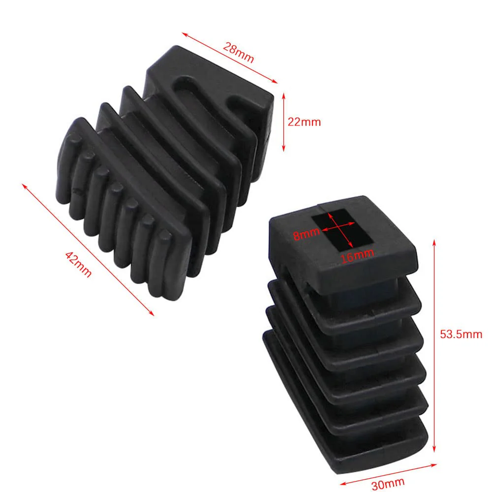 3/Pack Drum kit Rubber Feet Rack Stand Rubber Feet Drum Leg Protectors for Percussion Parts (Large - A) Large - A - Image 4