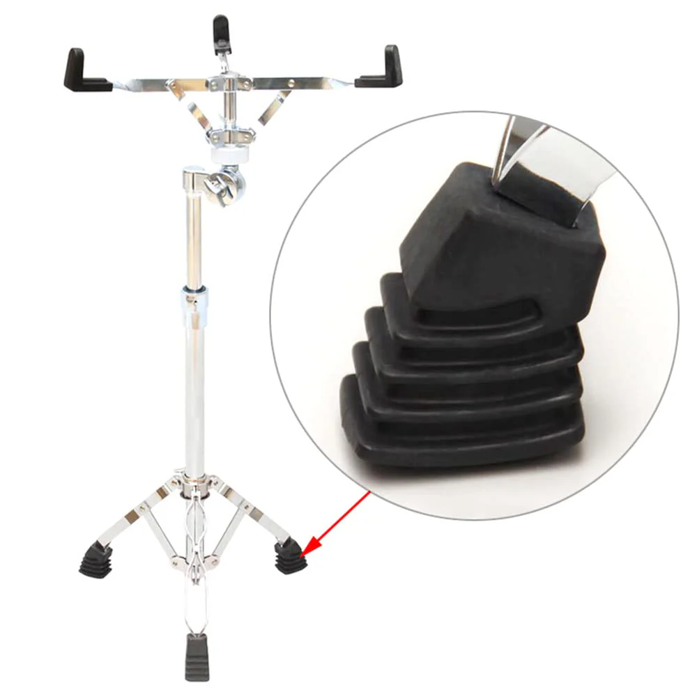 3/Pack Drum kit Rubber Feet Rack Stand Rubber Feet Drum Leg Protectors for Percussion Parts (Large - A) Large - A - Image 5
