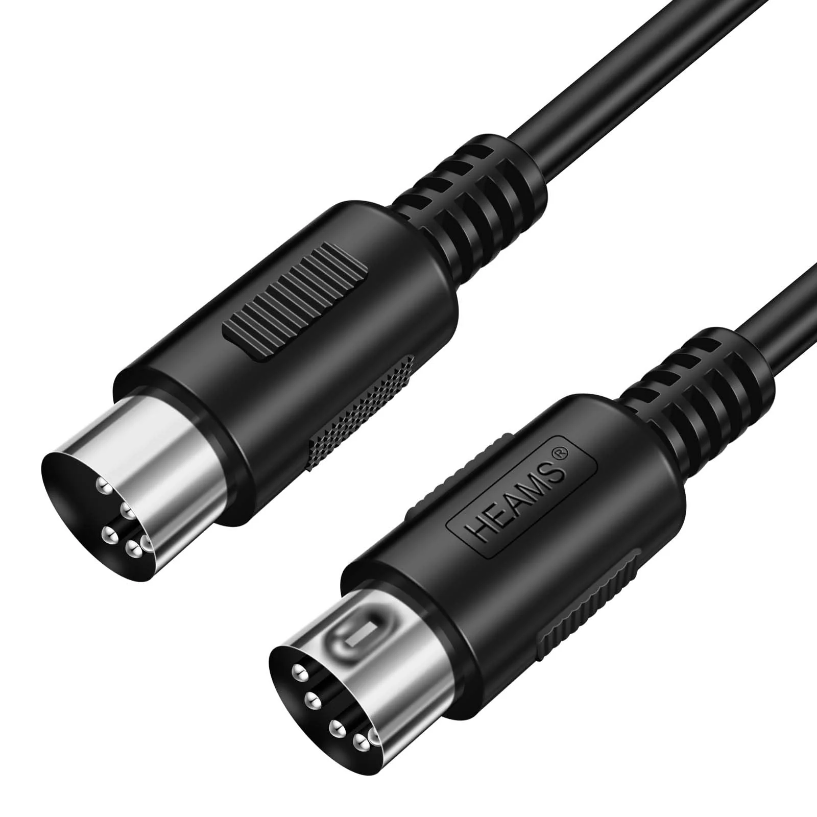 3 Pack Premium 3FT MIDI Cable, Stable & Fast Transmission and Long-lasting MIDI Cables, Male to Male 5-Pin MIDI Cable for MIDI Keyboard, Electronic Piano, Electronic Drum 3 Pack - Image 2