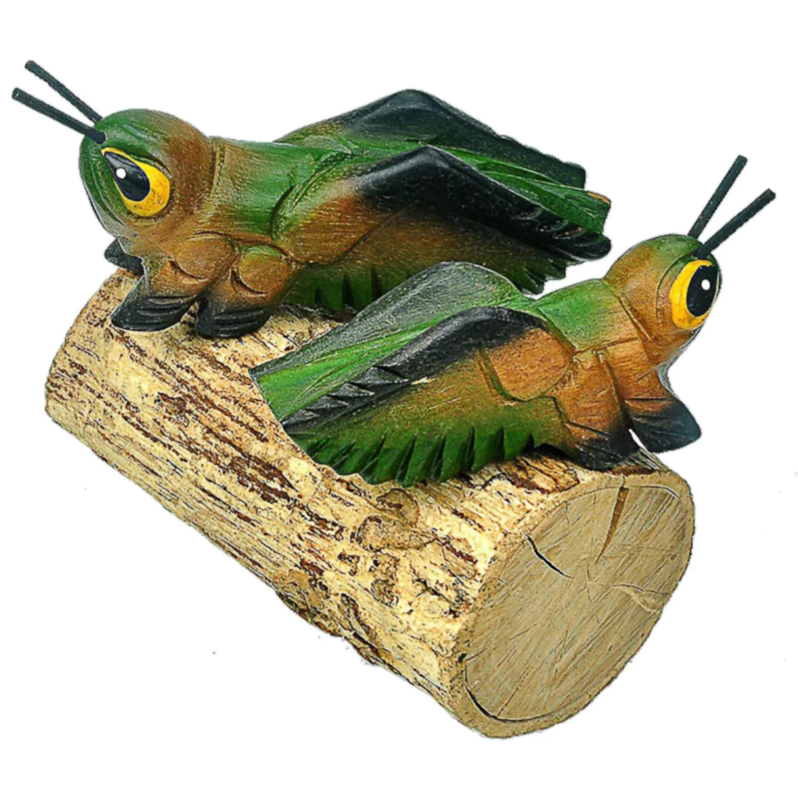 3 Pcs Handmade Wooden Percussion Instruments Animal Set, 3 Inch Wooden Frog, 4 Inch Wooden Cricket, and 2.3 Inch Wooden Owl, Artistic Craft and Unique Gift (Small) S- 3"Frog 4"Cricket 2"Owl - Image 7