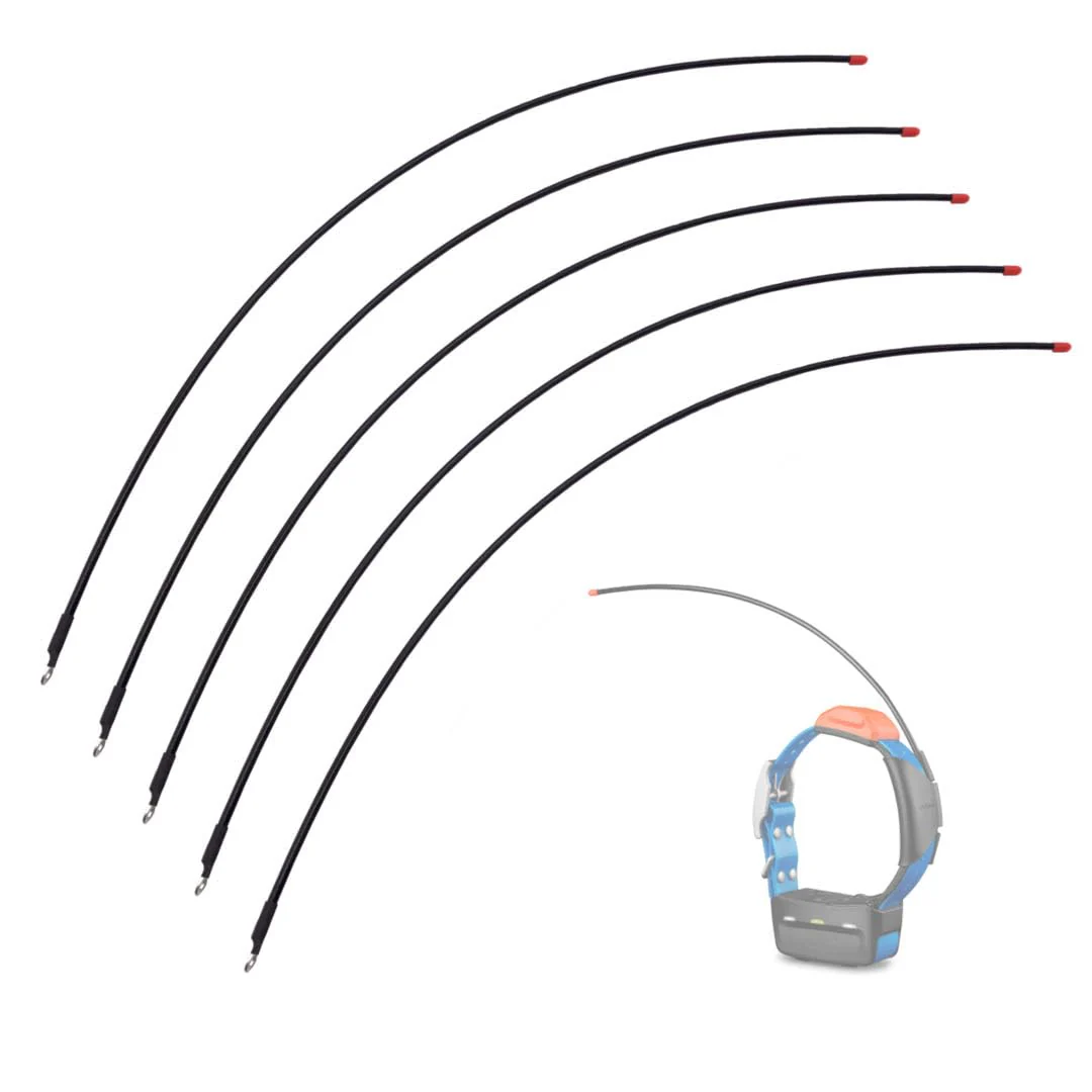 3 PCS Replacement Antennas for Garmin Dog Collar, Standard VHF Long-Range Antenna for Garmin DC50, T5, TT10, TT15, TB10 Dog Device, Black 3