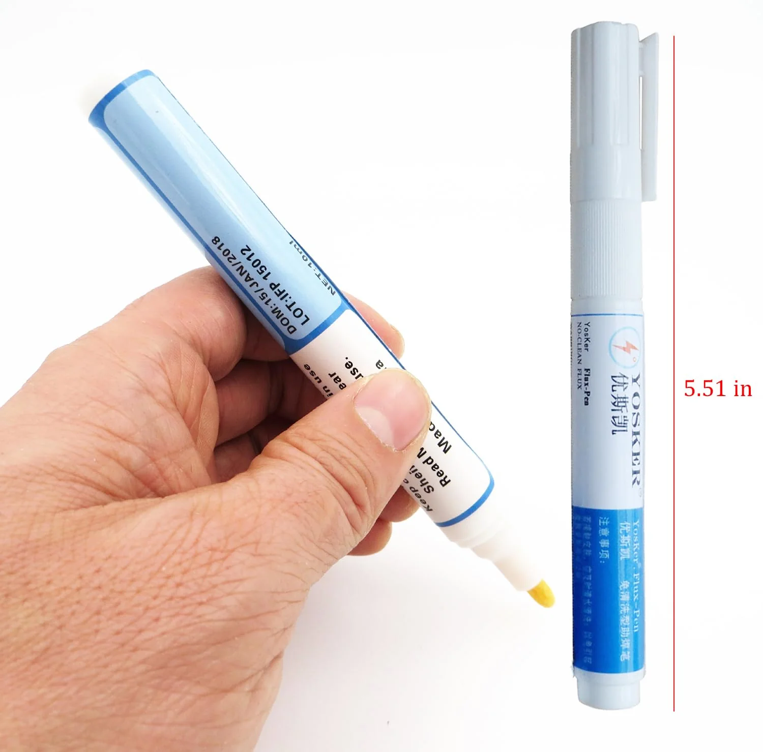 3 Pieces No Clean Solder Pen Rosin Solder Pen for Electronics Tabbing Wiring Soldering Welding Circuit Board Maintenance Liquid Solder Pen Solder Braid Liquid Solder Flow - Image 7