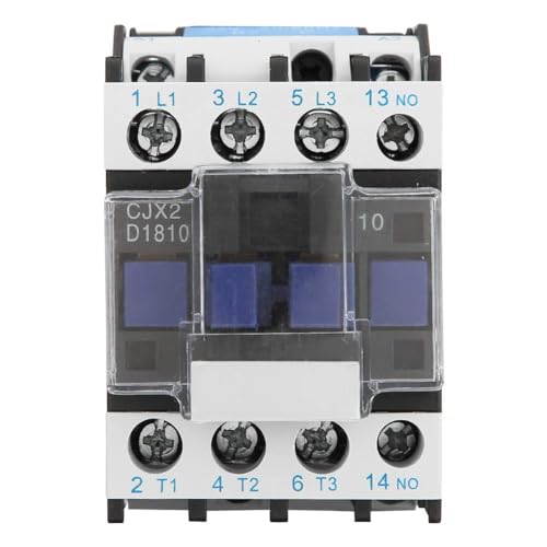 3-Pin Contactor CJX2-1810 24/36/48/110 / 380V AC Rail Coil (380V AC) - Image 2