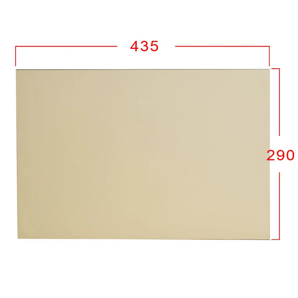 3 Ply Guitar Pickguard 29x43cm DIY Blank Guitar Bass Pickguard Scratch Plate Material Sheet for Strat Tele Electric Guitar Jazz Precision Bass (Cream) - Image 4