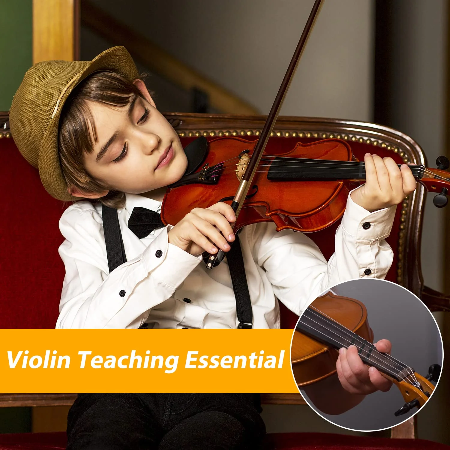 3 Rolls Violin Fingering Tape, 3mm Violin Finger Tape Cello Violin Fingerboard Stickers Finger Guide for Violins & Various Orchestral Instruments Fretboard Note Positions (Black) - Image 7