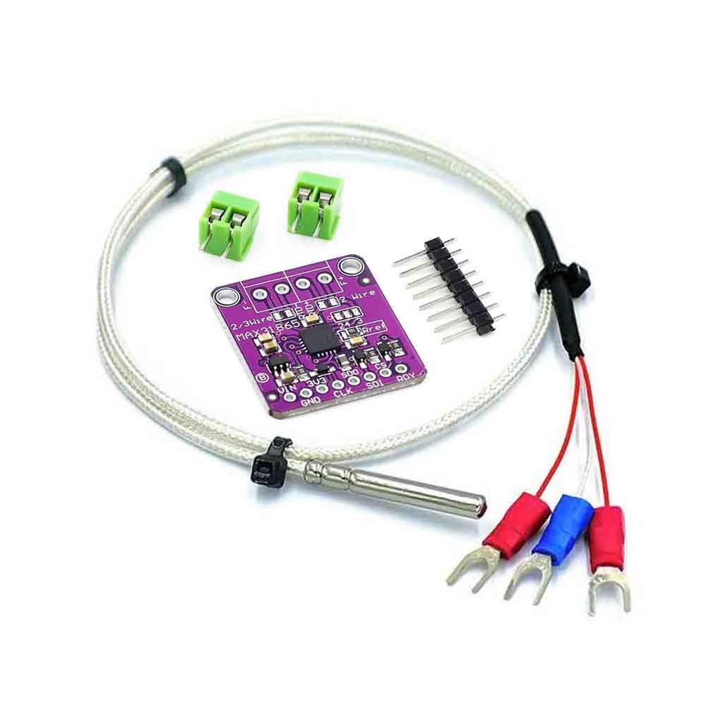 3 sets MAX31865 Module Sensor with PT100 Probe Wire 0.5 m - Image 2