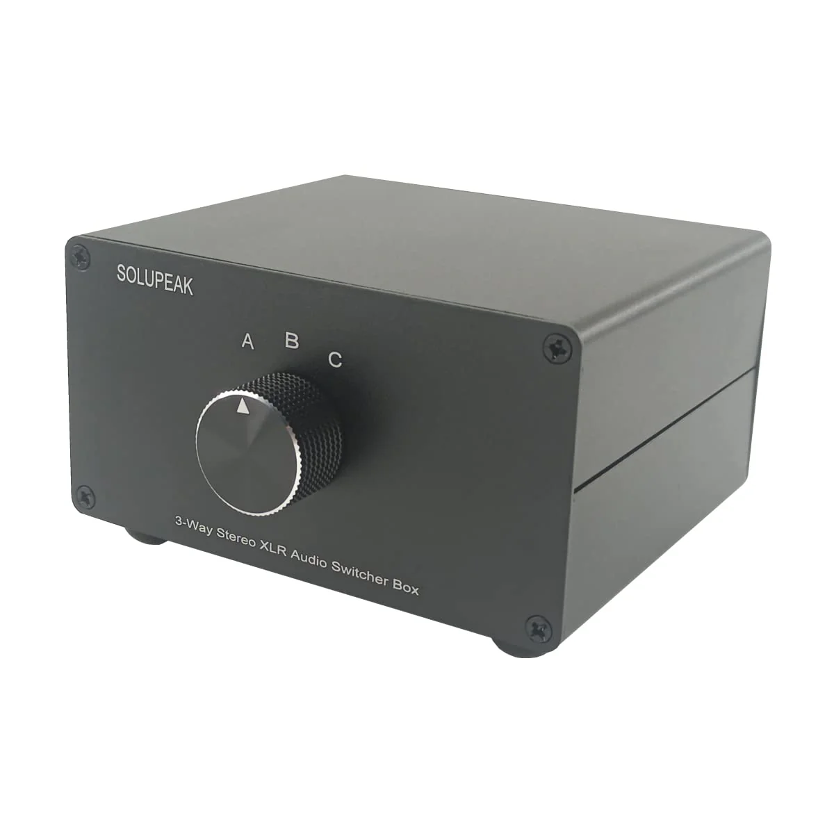 3-Way XLR Stereo Audio Switch box, Balanced Audio Converter, Passive Signal Source Audio Input Selector Switcher splitter box 3 in 1 OUT (X301) 3-IN-1-OUT - Image 6