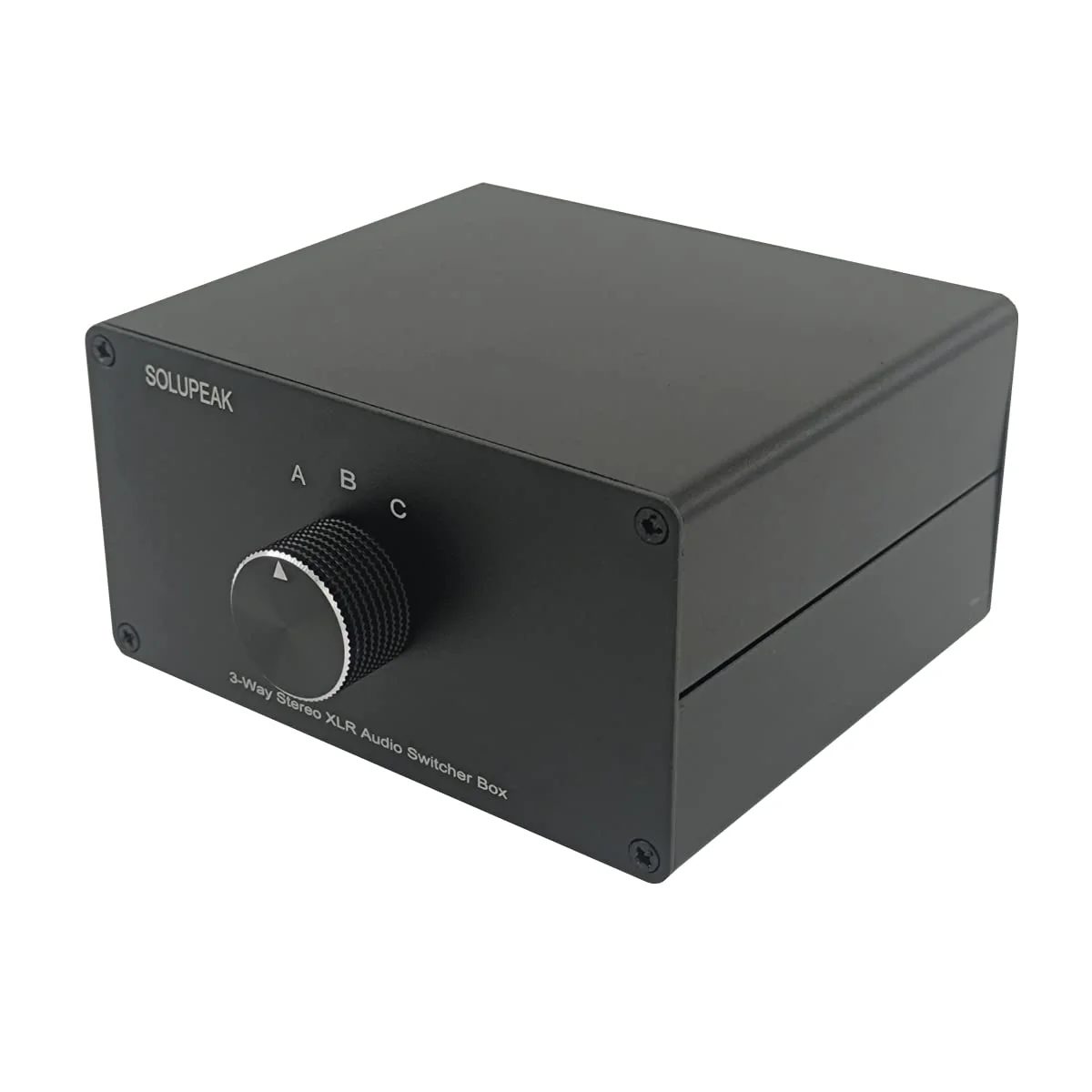 3-Way XLR Stereo Audio Switch box, Balanced Audio Converter, Passive Signal Source Audio Input Selector Switcher splitter box 3 in 1 OUT (X301) 3-IN-1-OUT - Image 7