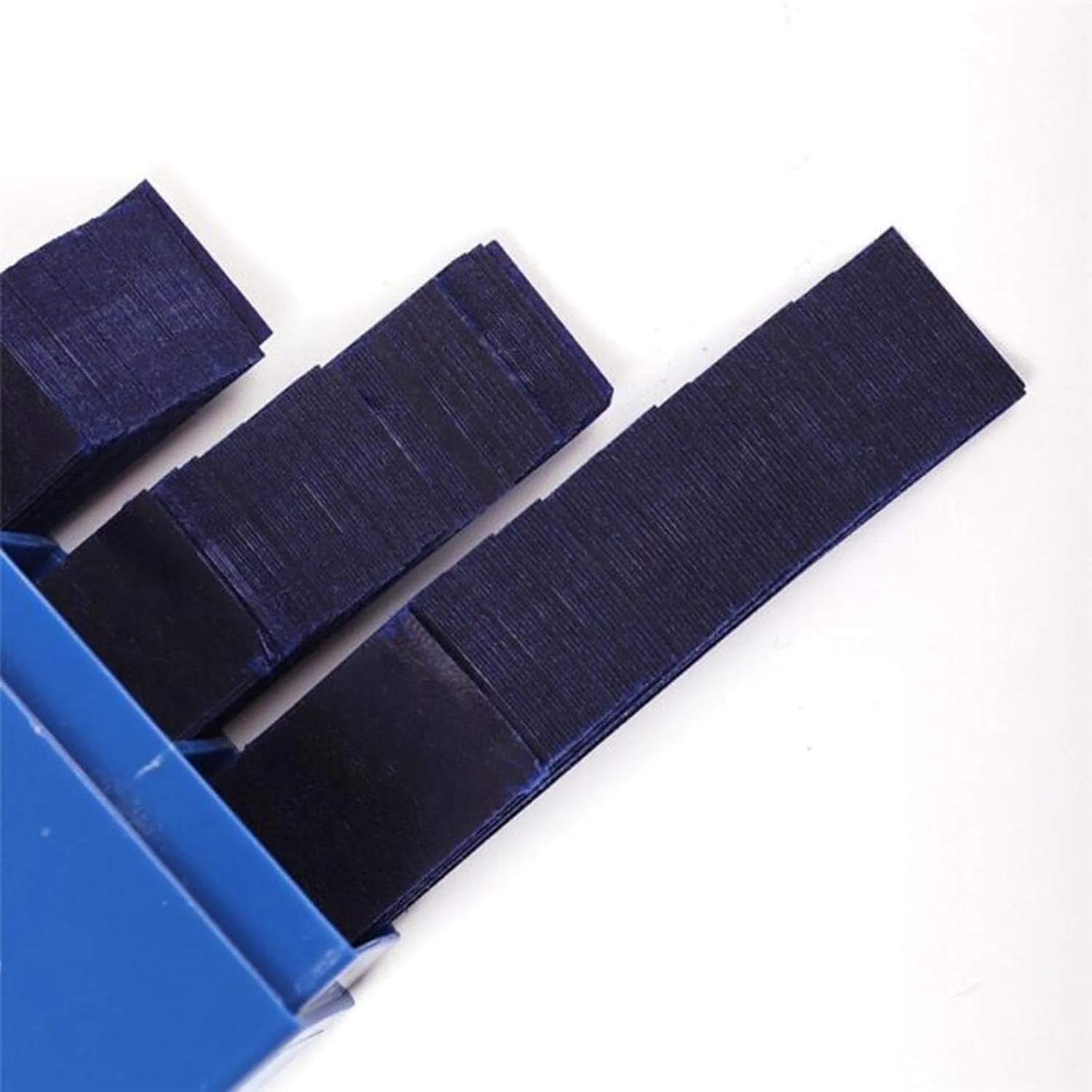 300 Sheets Dental Articulation Paper, Plastic Dispenser, Red and Blue, 100 Micron Double Sided - Image 3