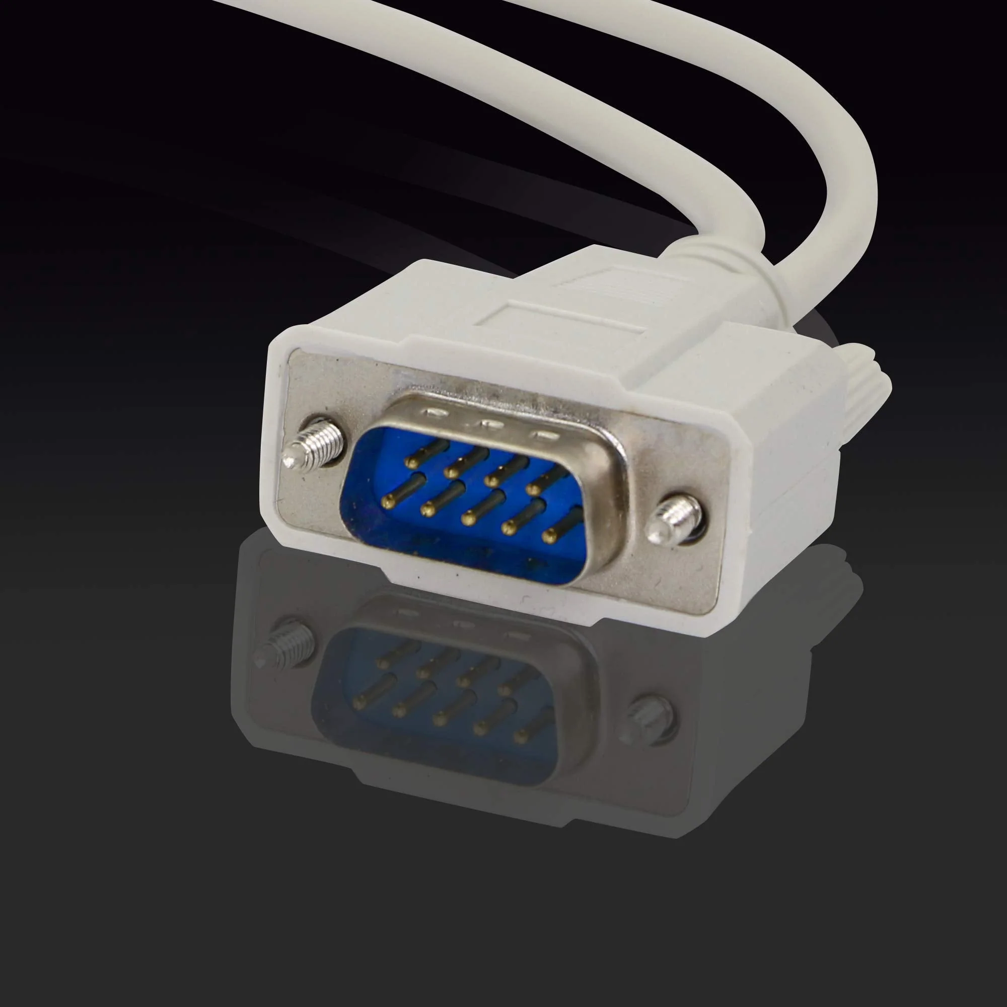 30cm DB9 Y Splitter Cable DB9 9 Pin 1 Male to 2 Female Rs232 Serial Splitter Adapter Straight-Through Cable YOUCHENG for Connect Various Serial Interface Devices - Image 4