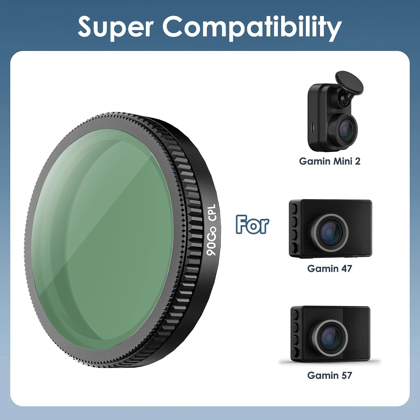 30mm Circular Polarizer Filter,Ultimate CPL Filter,Lens Protection for Garmin Mini 2,47,57 Dash Cam - Image 5