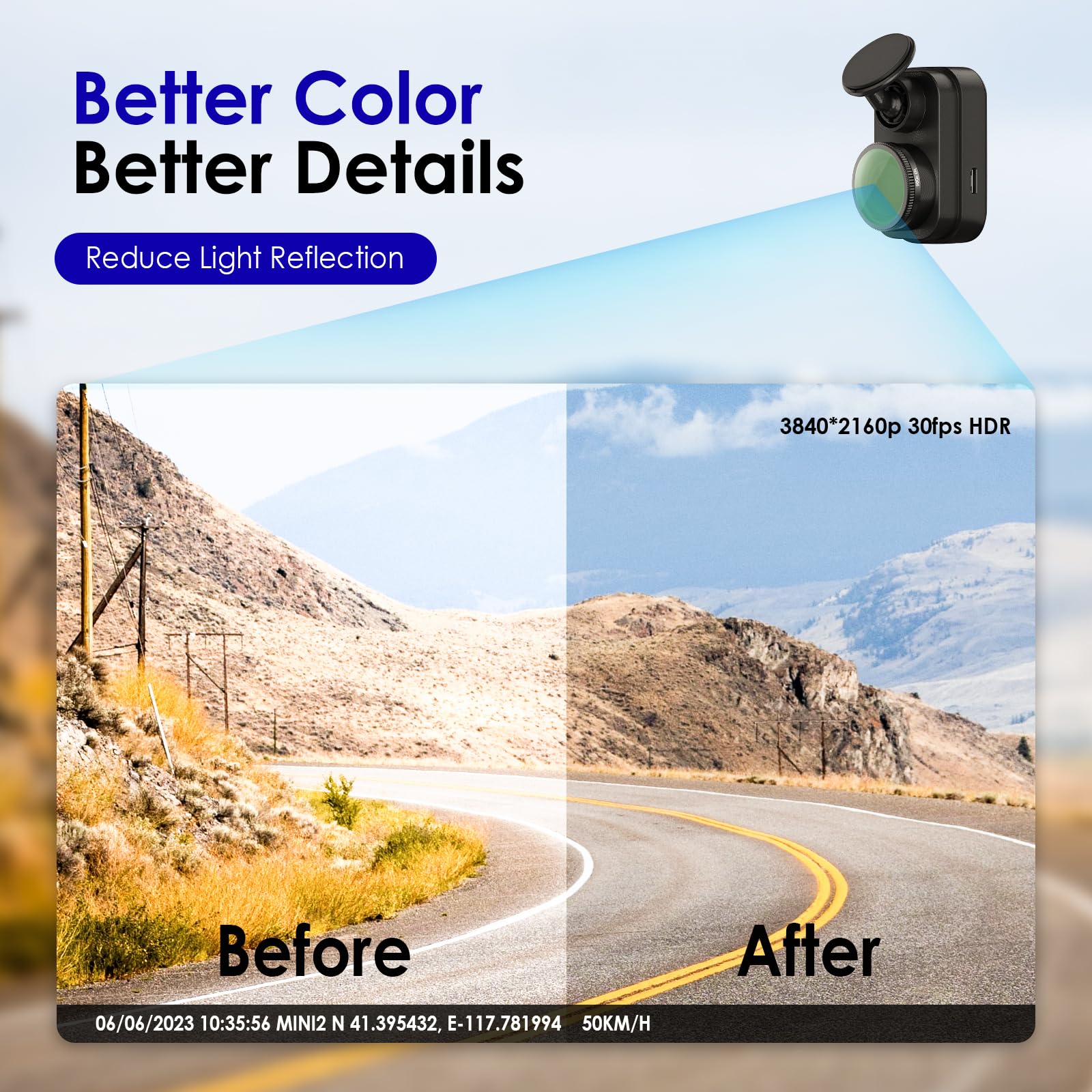 30mm Circular Polarizer Filter,Ultimate CPL Filter,Lens Protection for Garmin Mini 2,47,57 Dash Cam - Image 6