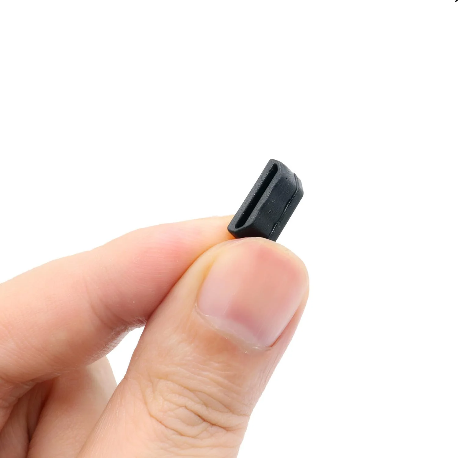 30pcs HDMI Silicone Anti Dust Cap Cover Plugs, HDMI Female Port Dustproof Plug Soft Protector Stopper, for TV,Laptop Computers etc,Black - Image 4