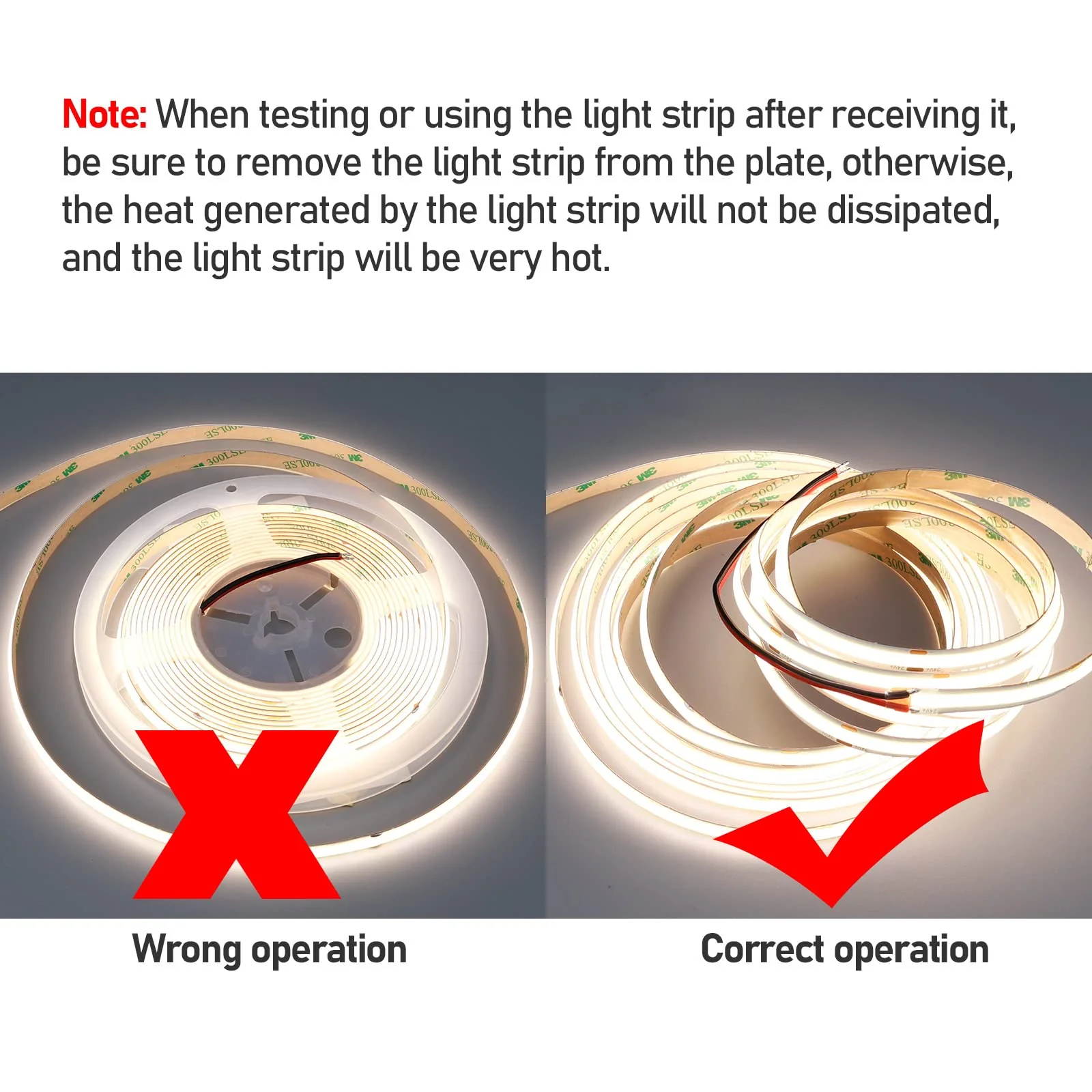 32.8ft(10M) 24V COB LED Strip Light Natural White 4000K 3840LED CRI 93+ 6800lm Uniform Glow Dotless IP20 Not Waterproof Flexible LED Tape Lights for DIY Bedroom Home Decor(No Power Supply) 10 meters - Image 5
