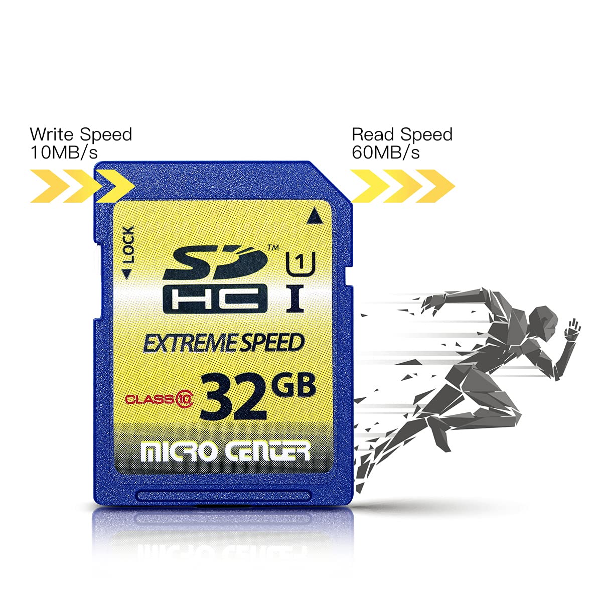 32GB Class 10 SDHC Flash Memory Card SD Card by Micro Center (2 Pack) 32GB x 2 - Image 3