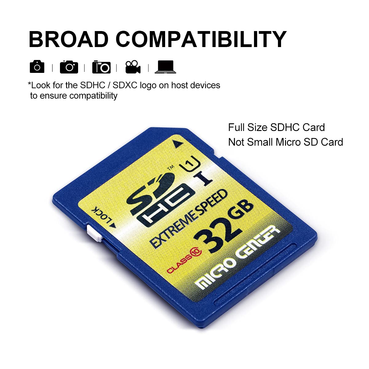 32GB Class 10 SDHC Flash Memory Card SD Card by Micro Center (2 Pack) 32GB x 2 - Image 4