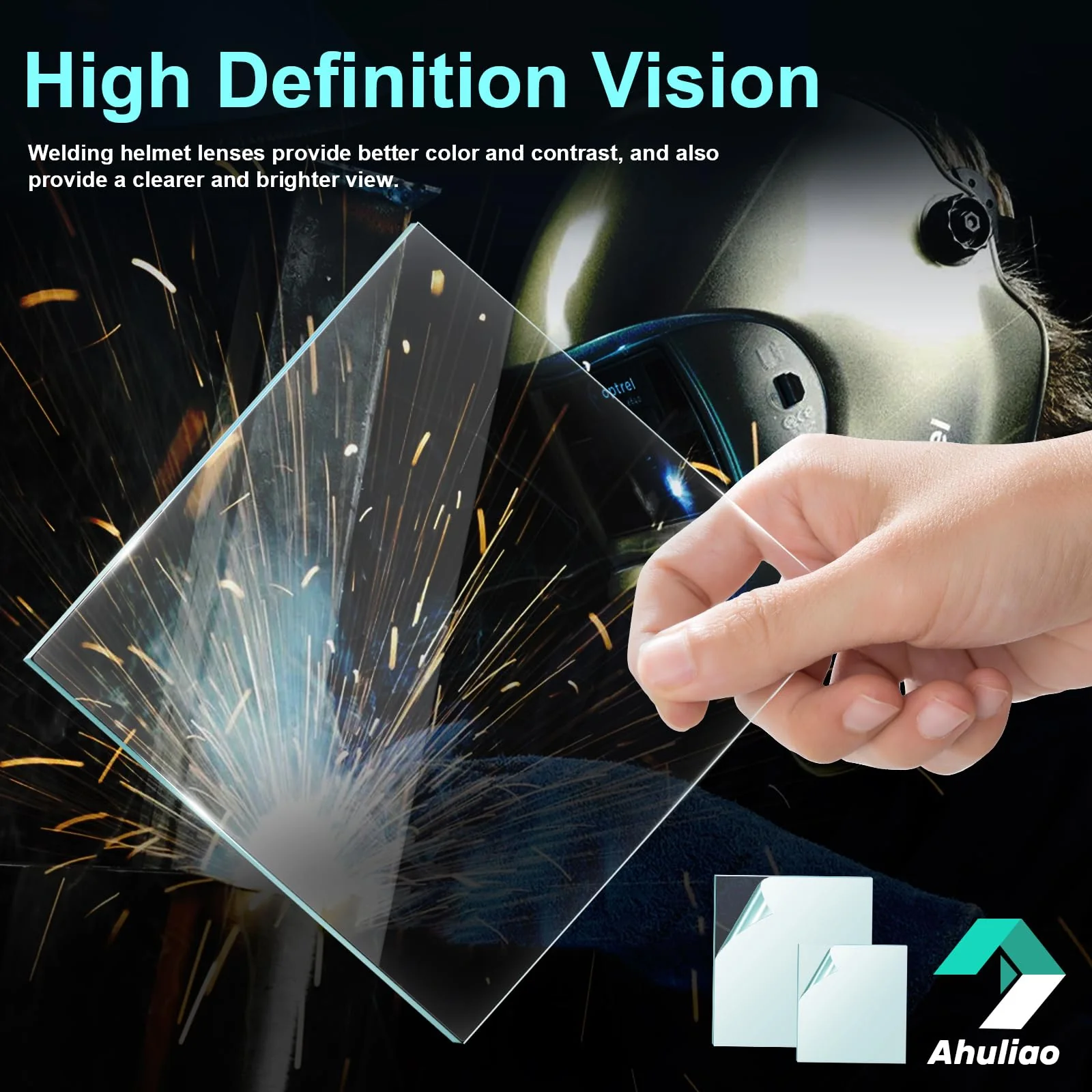 3350 Welding Helmet Lens for Lincoln Electric Viking Welding Hood Cover Clear Lenses - KP3044-1 KP2898-1 (10 PCS Inside + 10 PCS Outside) - Image 4