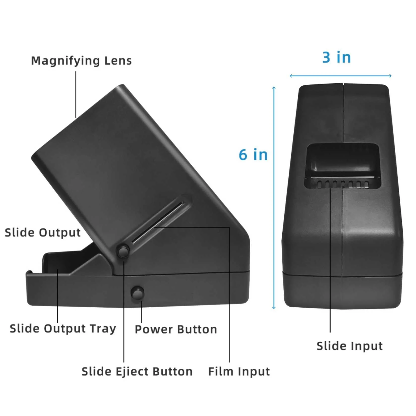 35mm Desk Top Portable Negative and Slide Viewer，LED Lighted and 3X Magnification - Image 6