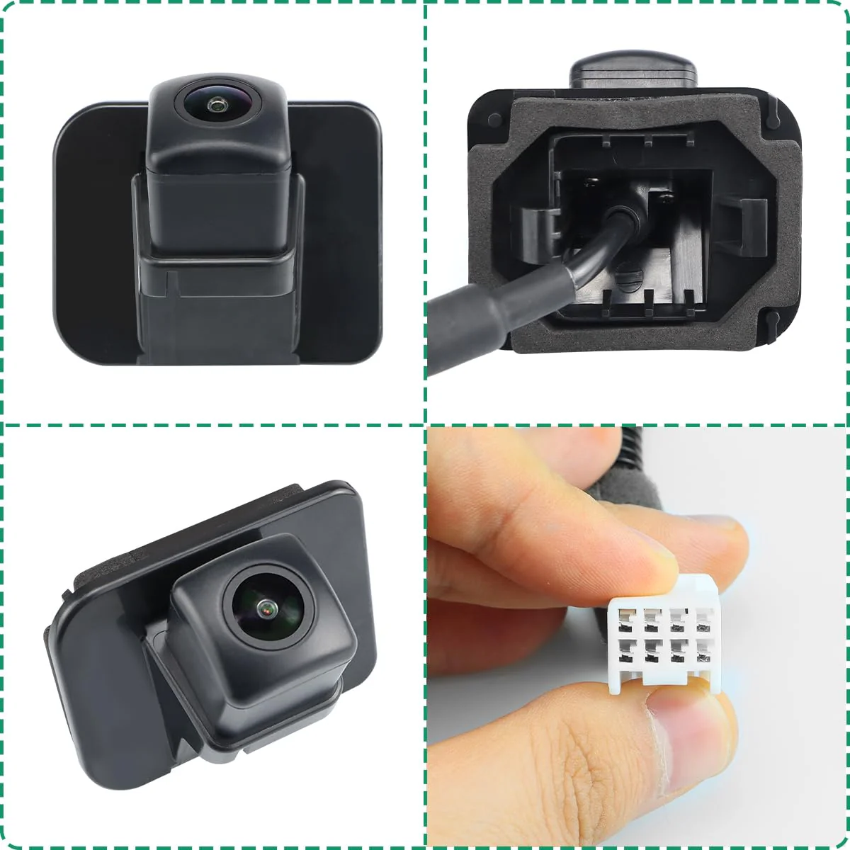 39530-T2A-A31 OE Backup Camera Replacement for Honda Accord Sedan 2014-2017, GreenYi Reverse Rear Park Assist Camera Replaces 39530-T2A-A21 39530-T2A-U110-M2 590-440 - Image 2