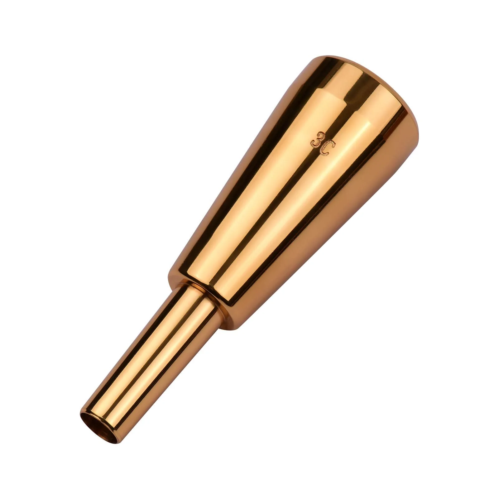 3C Trumpet Mouthpiece Megatone Thickened Heavier Mouthpiece Instrument Accessory with Bright Color for Standard Trumpets - Image 3
