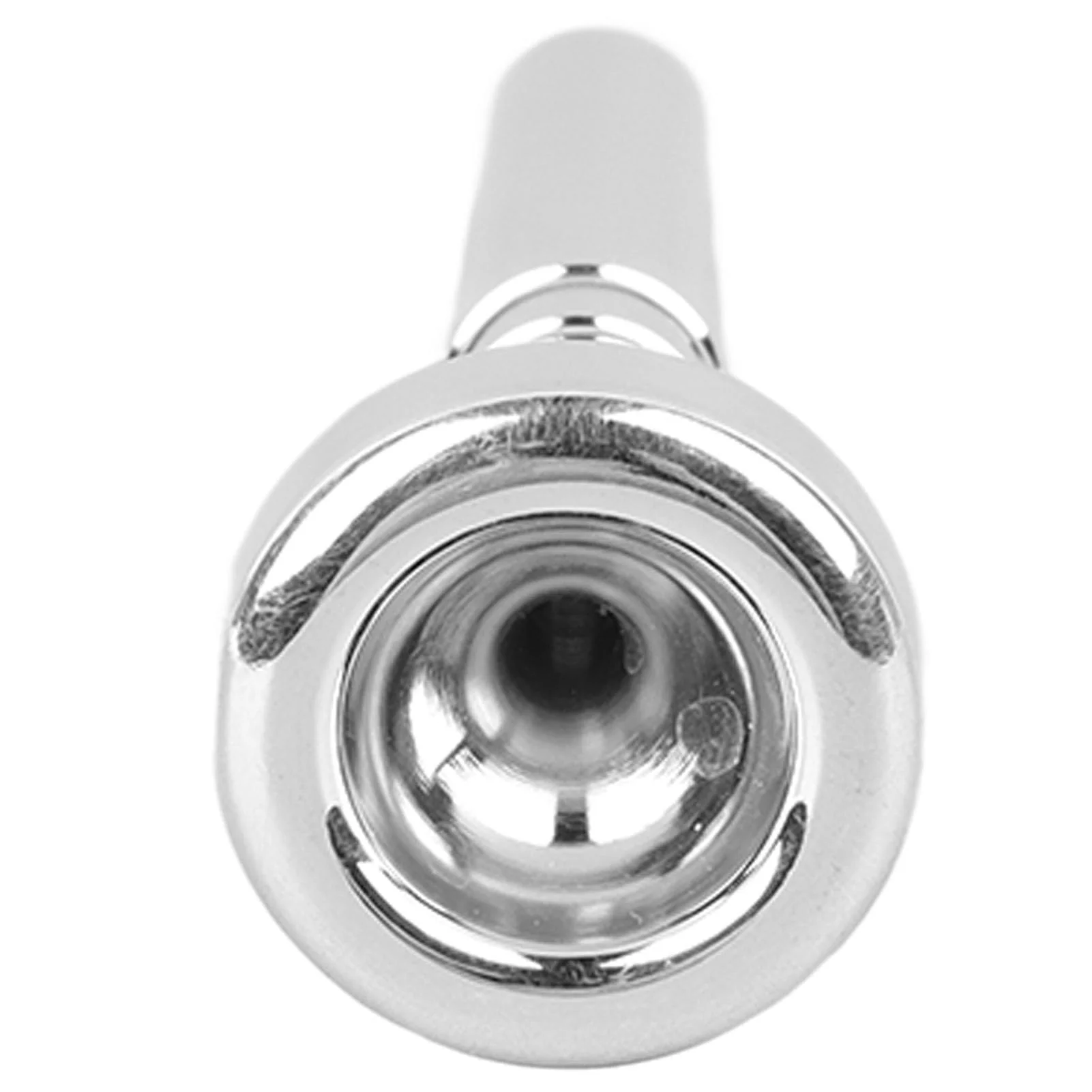 3C Trumpet Mouthpiece, Silver Trumpet Mouthpiece Music Instrument, Stable Brass Instrument Accessories for Beginners, Intermediates and Professional Players, 3.43x1.06in - Image 2