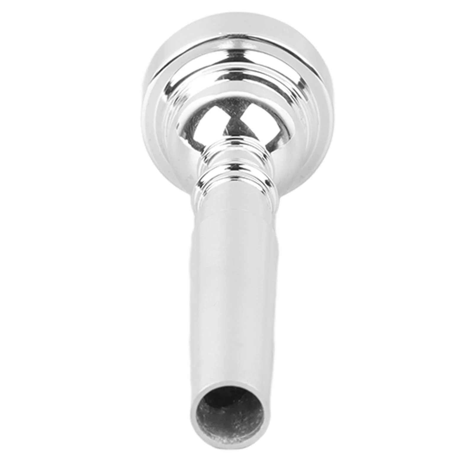 3C Trumpet Mouthpiece, Silver Trumpet Mouthpiece Music Instrument, Stable Brass Instrument Accessories for Beginners, Intermediates and Professional Players, 3.43x1.06in - Image 3